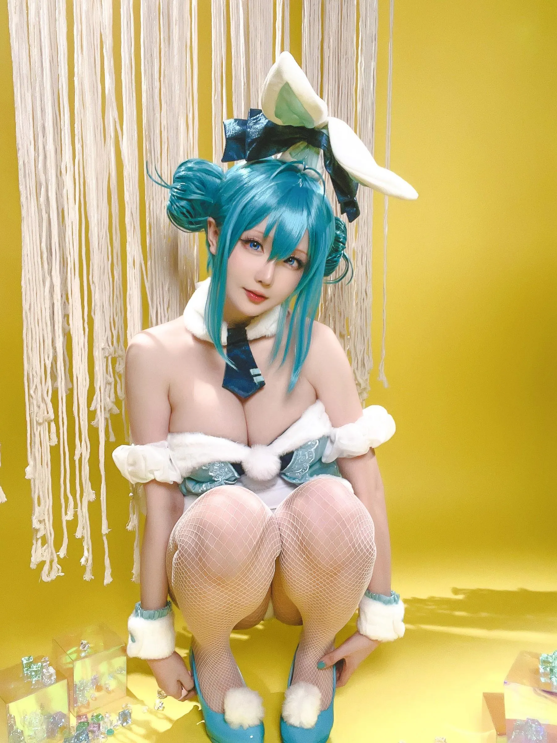 星之迟迟 – NO.158 23年9月计划A 初音未来 白兔女郎 [77P]插图9